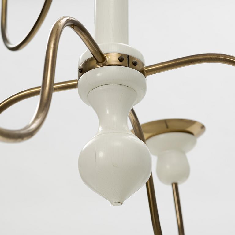 Josef Frank, chandelier, model 2586, Svenskt Tenn.