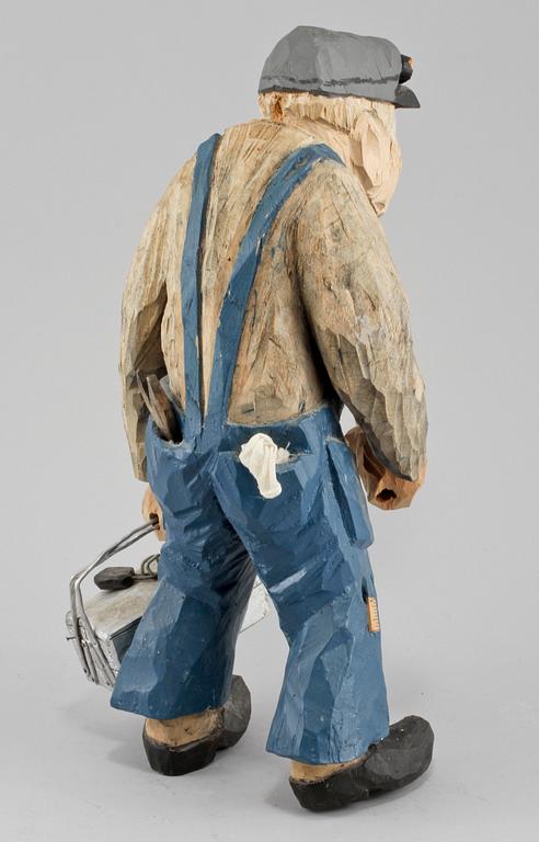 FIGUR, trä, 1900-talets andra hälft.