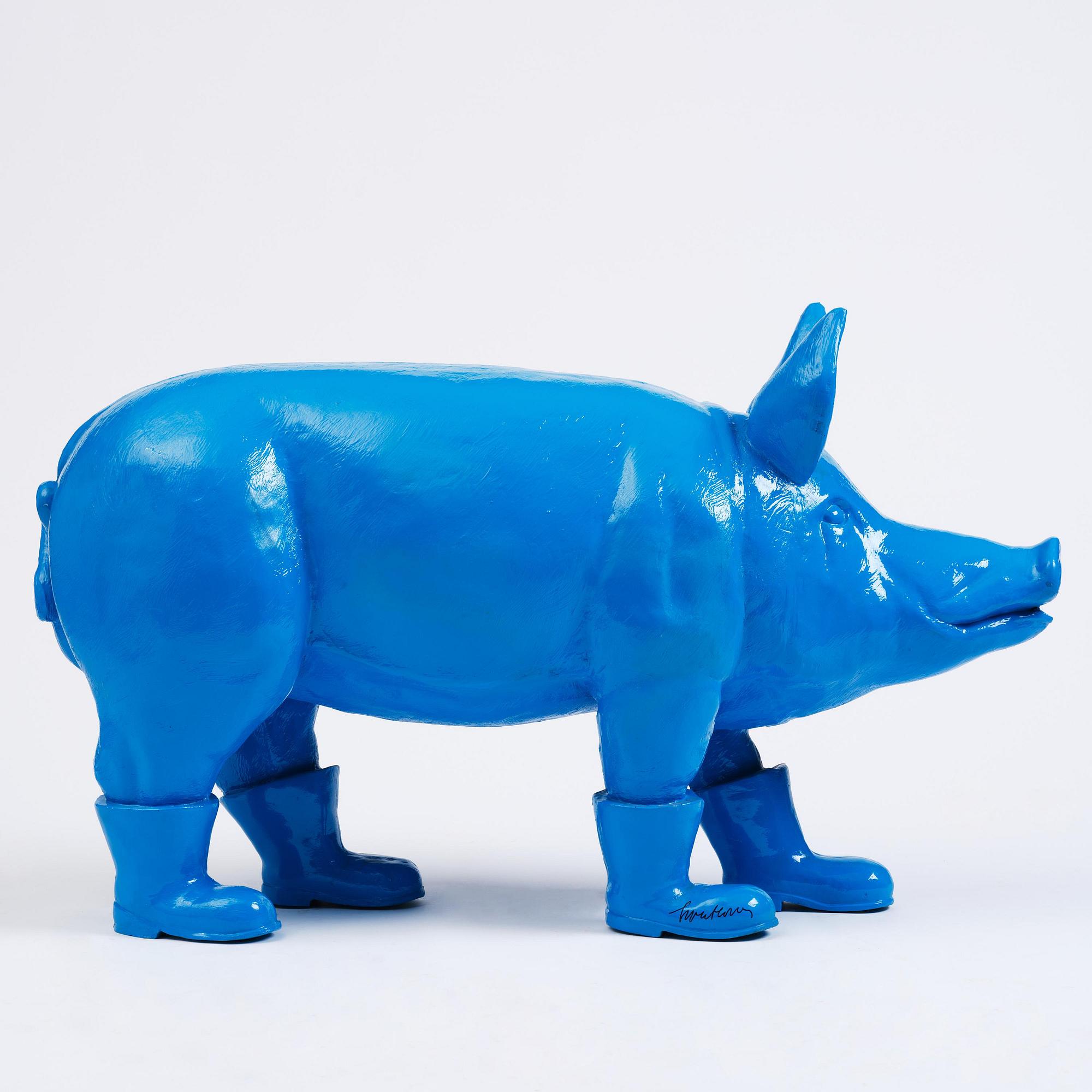 William Sweetlove, "Cloned blue father pig" (Blue).