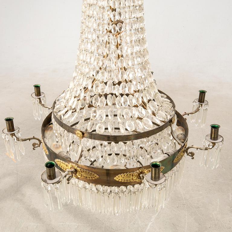Chandelier Empire style early 20th century.