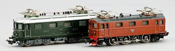 ELLOK, 2 st, "3014" och "3030", Märklin, 1900-talets andra hälft., Märklin, 1900-talets andra hälft.