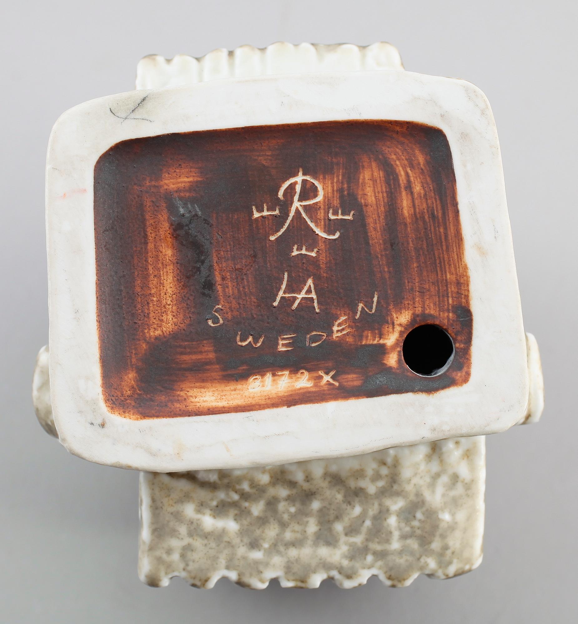 SAMLING KERAMIKFÖREMÅL, 8 delar, bl a Yngve Blixt och Gunnar Nylund, 1900-talets andra hälft.