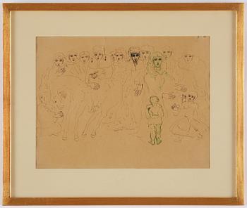 Carl Fredrik Hill, Figures and horse.
