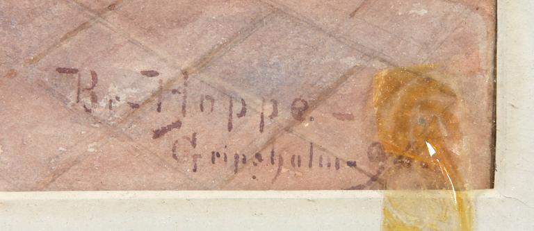 BRUNO HOPPE, akvarell, sign o dat -94.