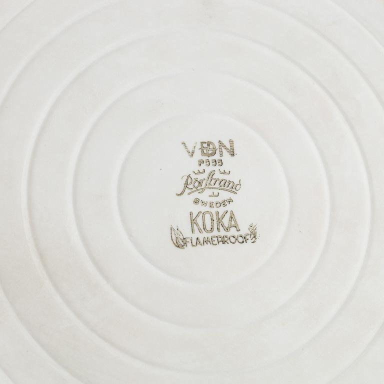 Hertha Bengtson, servisdelar, 44 delar, "Koka", Rörstrand.