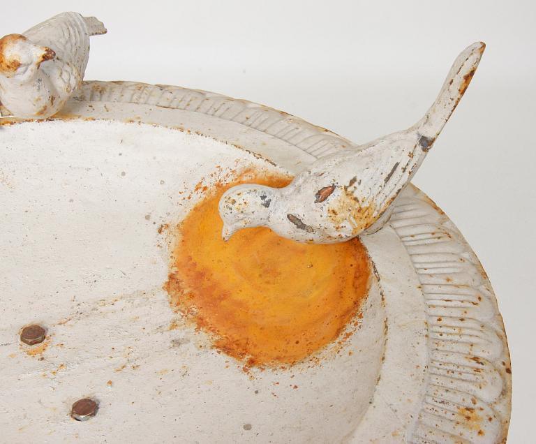 FÅGELBAD, gjutjärn, 1900/2000-tal.