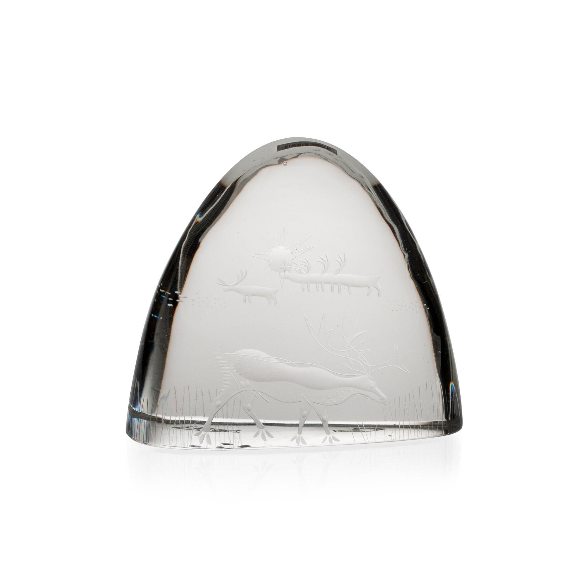 Tapio Wirkkala, TAPIO WIRKKALA, A GLASS SCULPTURE.