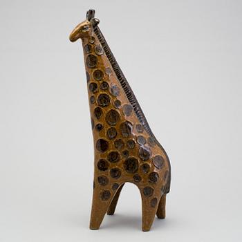 LISA LARSON, a stoneware Giraffe, Gustavsberg, designed 1957.