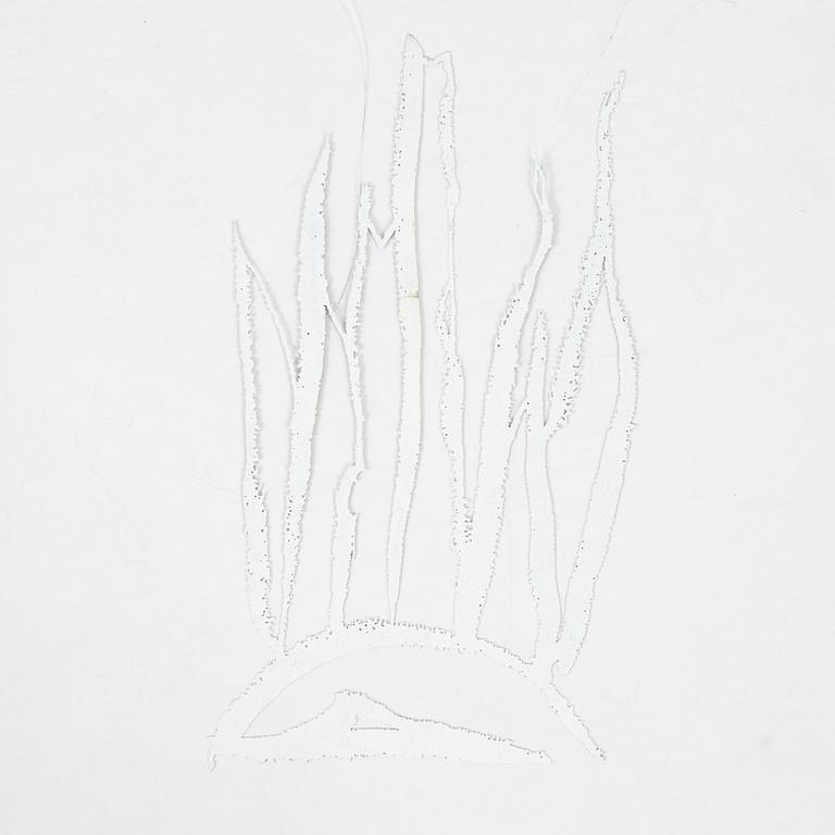 Curt Asker, sculpture/relief, signed, executed 2001.