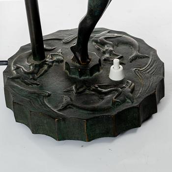 Bordslampa, art deco, 1920/30-tal.