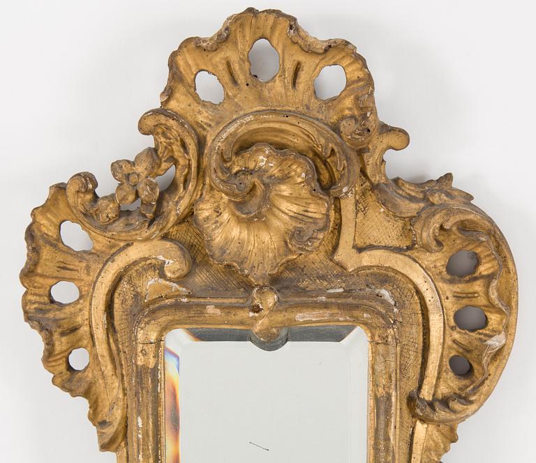 A MIRROR, probably Denmark / Northern Germany, rococo, 10th century.