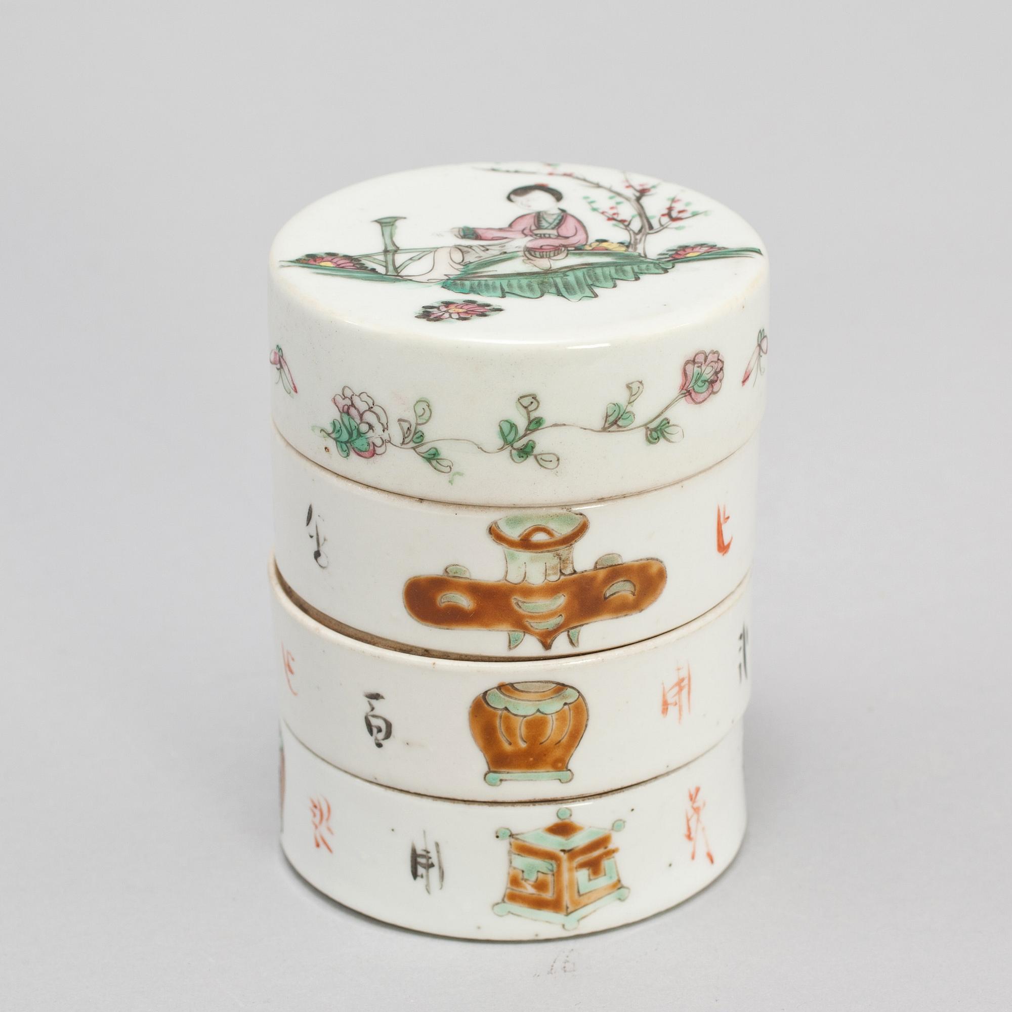 LOCKBURK, porslin, Kina, 1900-tal.