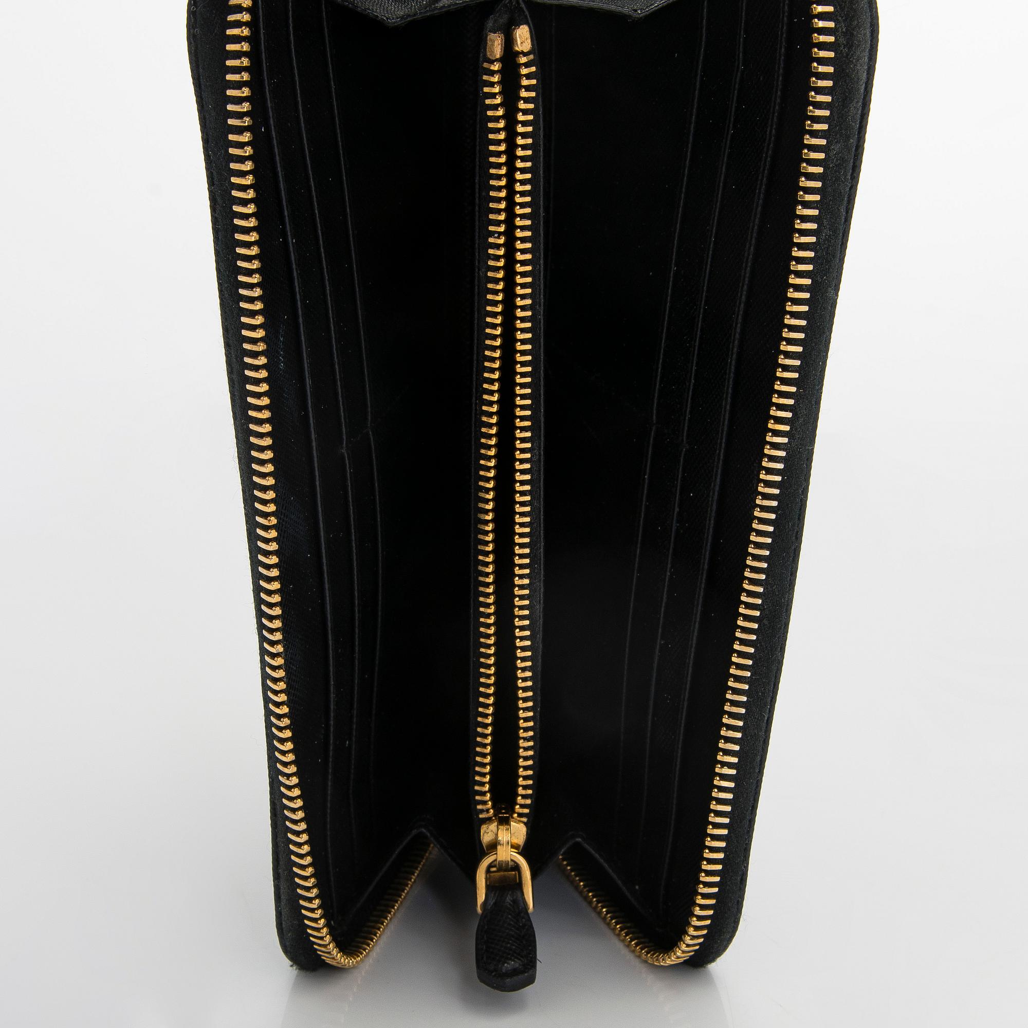 Prada, a wallet.