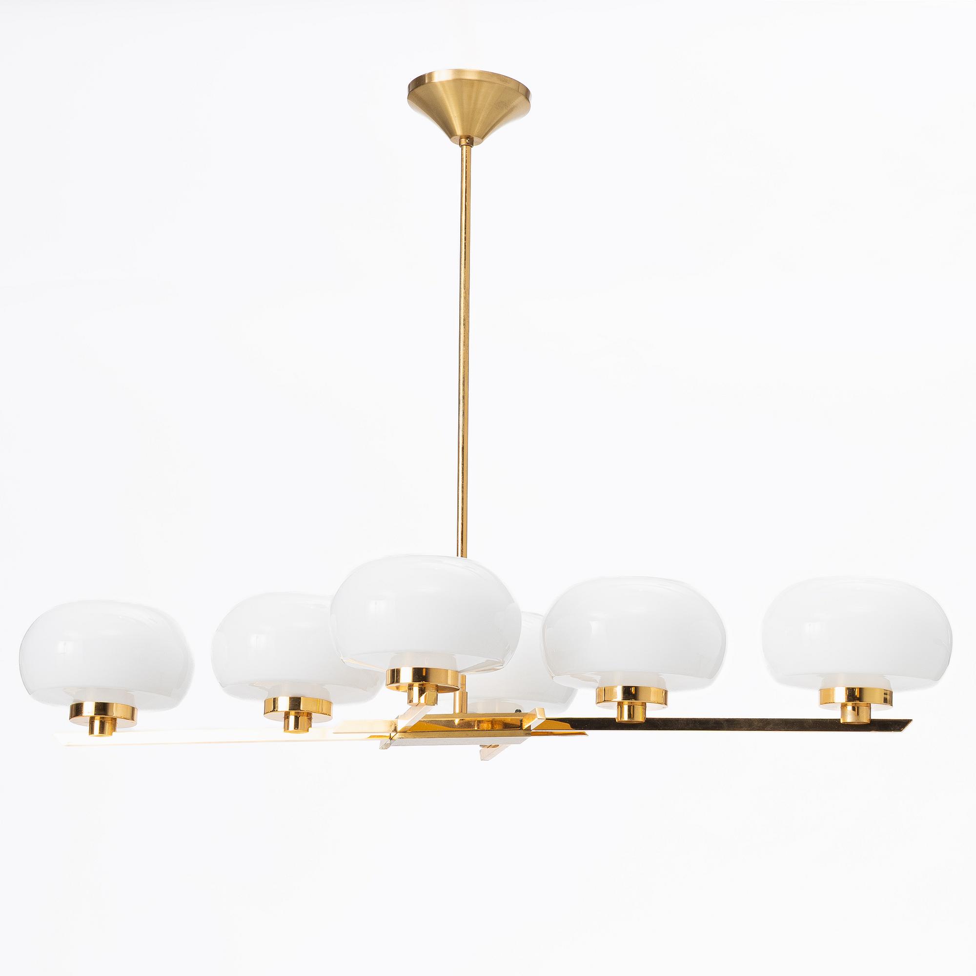 Ceiling lamp, 1950s-60s.