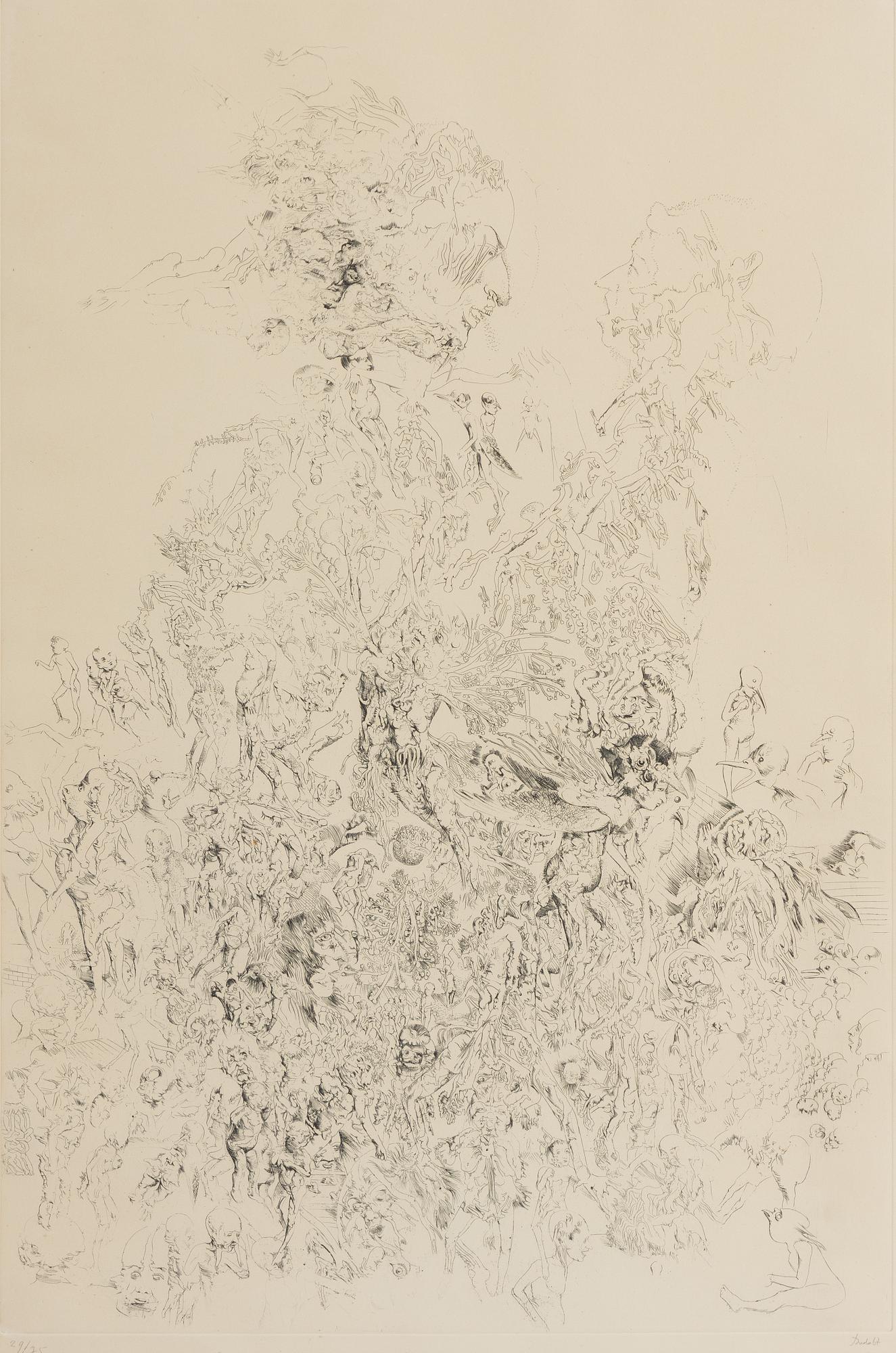 Djuric Miodrag Dado, Dado/Mirodrag Djuric, Surrealist compositions, 3 pcs.