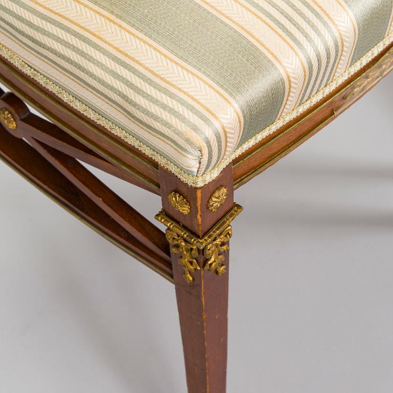 Möblemang, 8 delar, Empirestil, Ryssland, 1900-talets början.