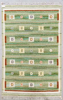 Carl Dangel, a flat weaver carpet ca 260 x 178 cm.