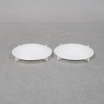 A pair of 'Plafo' ceiling lamps by Uno & Östern Kristiansson, Luxus, second half of the 20th century.