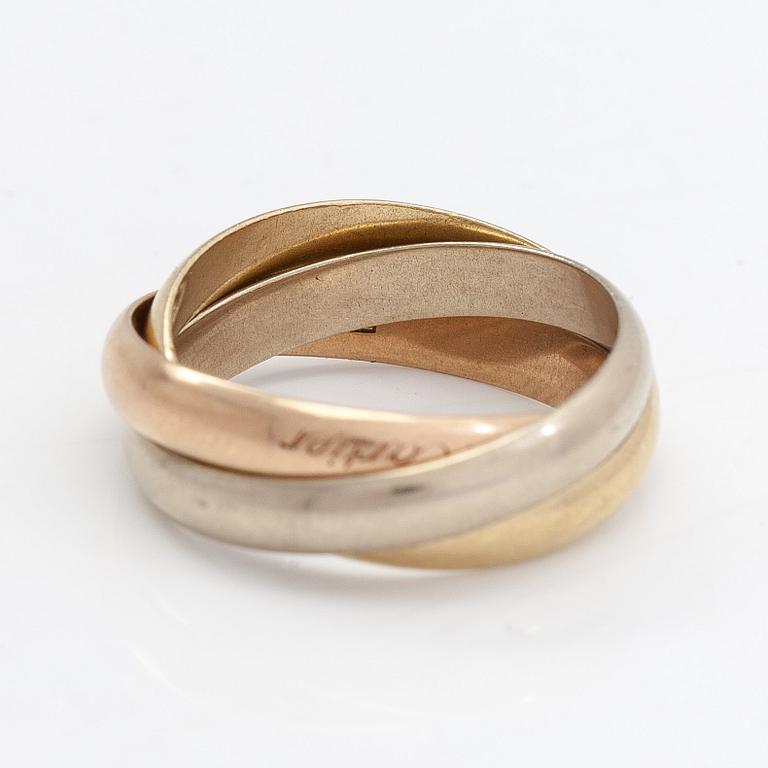 must de Cartier, Ring "Trinity", 18K guld.