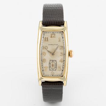 Hamilton, wristwatch, 20.5 x 36 (43) mm.