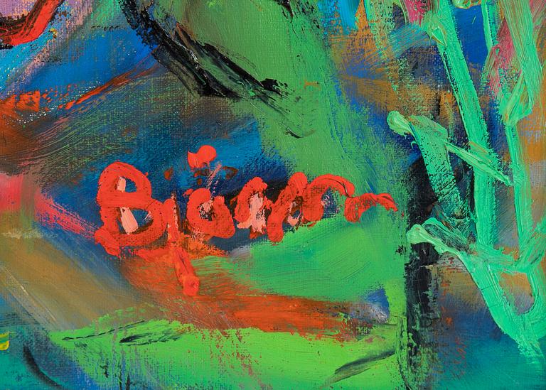 Björn Björnholt, oil on canvas, signed.