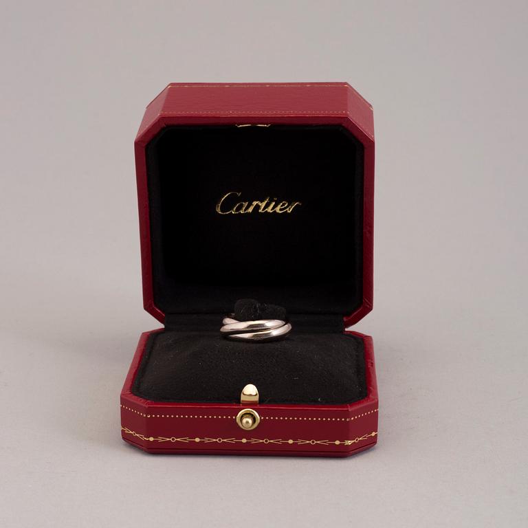 RING, "Trinity" Cartier. 18K vitguld.