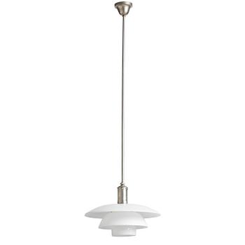 343. Poul Henningsen, an opal glass "PH 4/4" pendant, Louis Poulsen, Denmark, 1926-28.