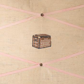 A trunk by F Dillon, made in the first half of the 20th century.
