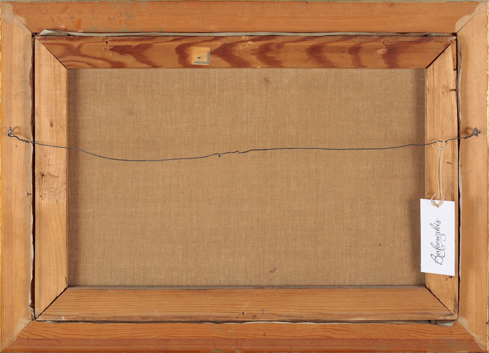 UNKNOWN ARTISt, oil on canvas, signed, from the first half of the 20th century.