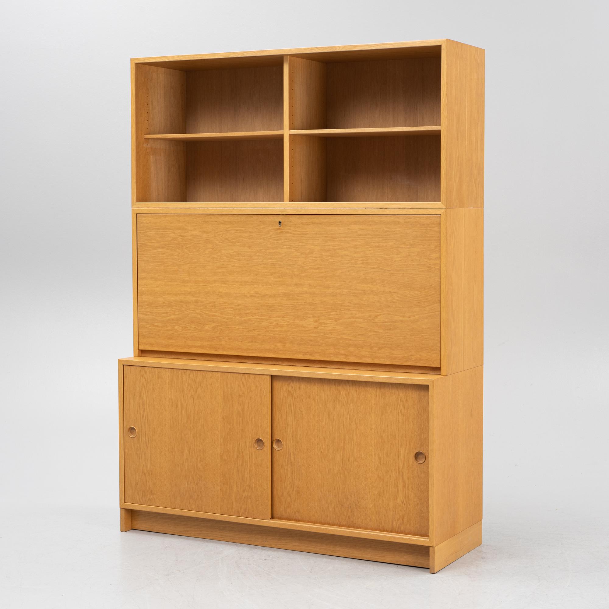 Børge Mogensen, hyllsystem med skåp och lådor, "Öresund". Karl Andersson & Söner, 1900-talets andra hälft.