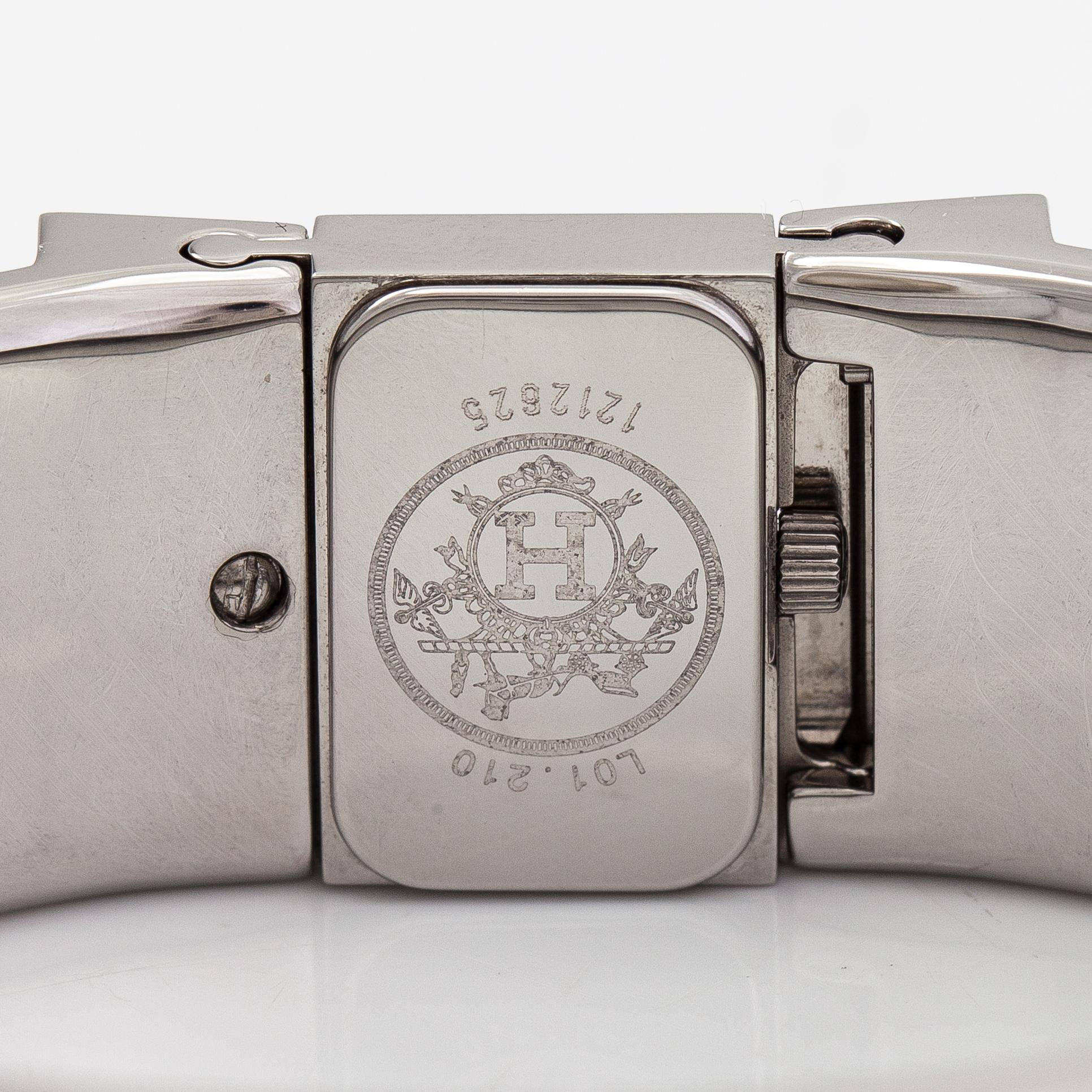 Hermès, wristwatch, 19 mm.