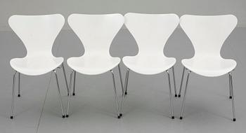 STOLAR, 7st. "Sjuan", Arne Jacobsen, Fritz Hansen.
