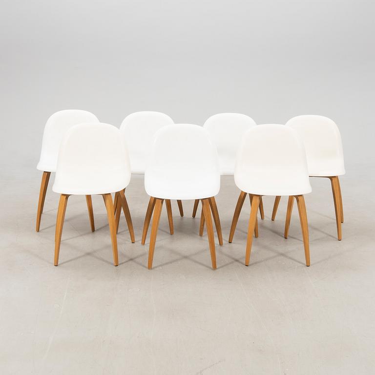 Komplot Design  stolar 7 st "Gubi 3D dining chair" 2000-tal.