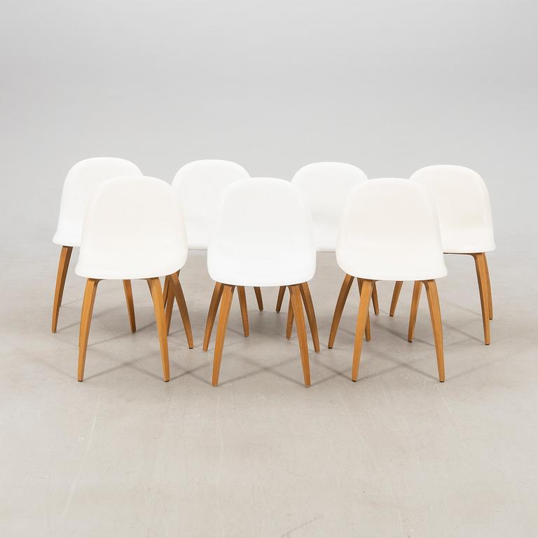 Komplot Design chairs, 7 pcs "Gubi 3D dining chair", 21st century.