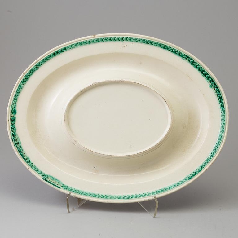 A creamware Rörstrand Empire part dinner service (50 pieces).