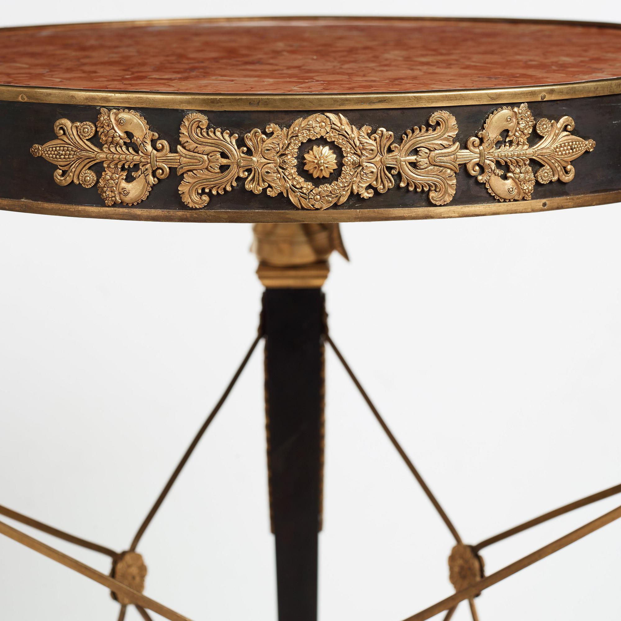 An Empire-style table, second part of the 19th century.