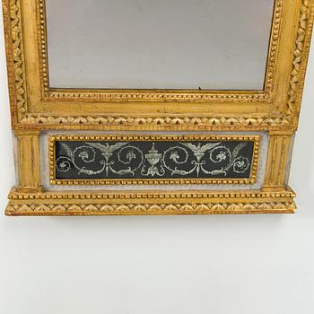 A mirror by Fredric Johan Foeder or Fjäder, (Master in Turku 1782-1832). Signed F.J.F and hallmarked in Turku.