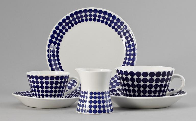 SERVIDELAR, 26 st, benporslin, "Adam", Stig Lindberg, Gustavsberg. 1959-74.