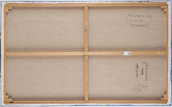 KARL MOMEN, olja på duk, signerad och daterad -89 a tergo.