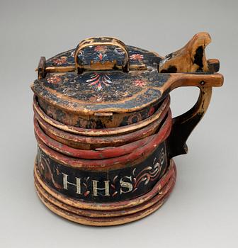 STÅNKA, Allmoge, dat i måleriet 1870.