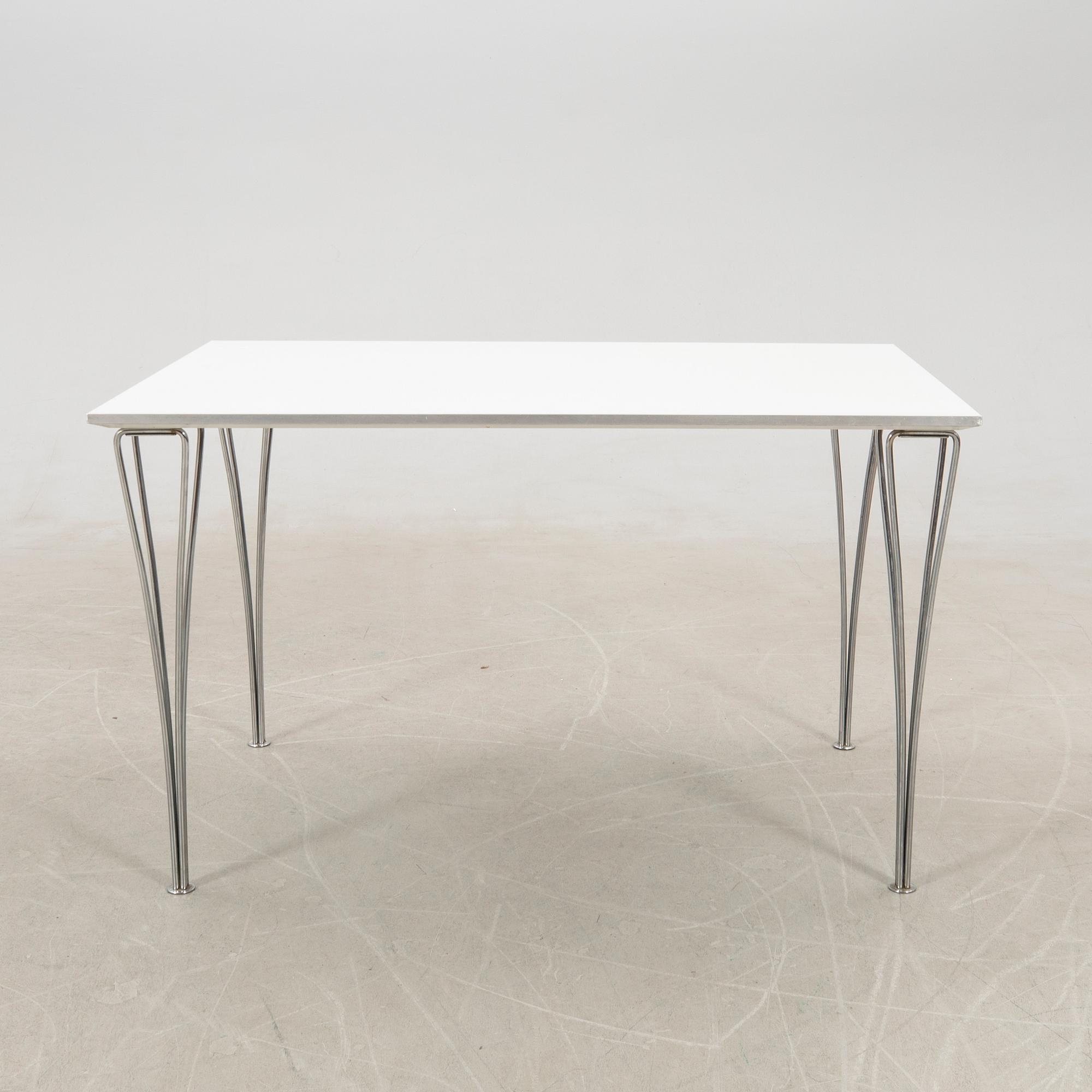 Bruno Mathsson & Piet Heinz, table for Fritz Hansen Denmark 1989.