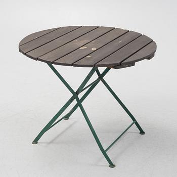 A seven-piece garden furniture suite, Tuve Osby Sweden, second half of the 20th Century.