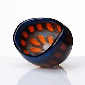 Sven Palmqvist, a "Ravenna" glass bowl, Orrefors 1952.