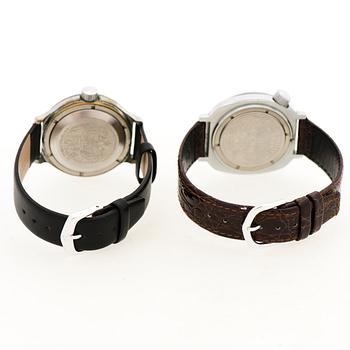 VOSTOK (Восток), Komandirskie, rannekelloja, 2 kpl, 40 mm.