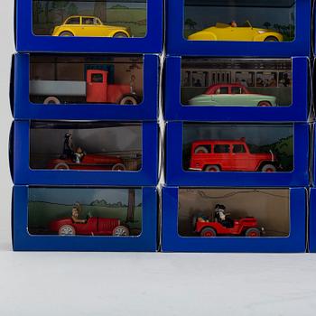 a collection of 26 Tintin cars, Hergé-Moulinsart.