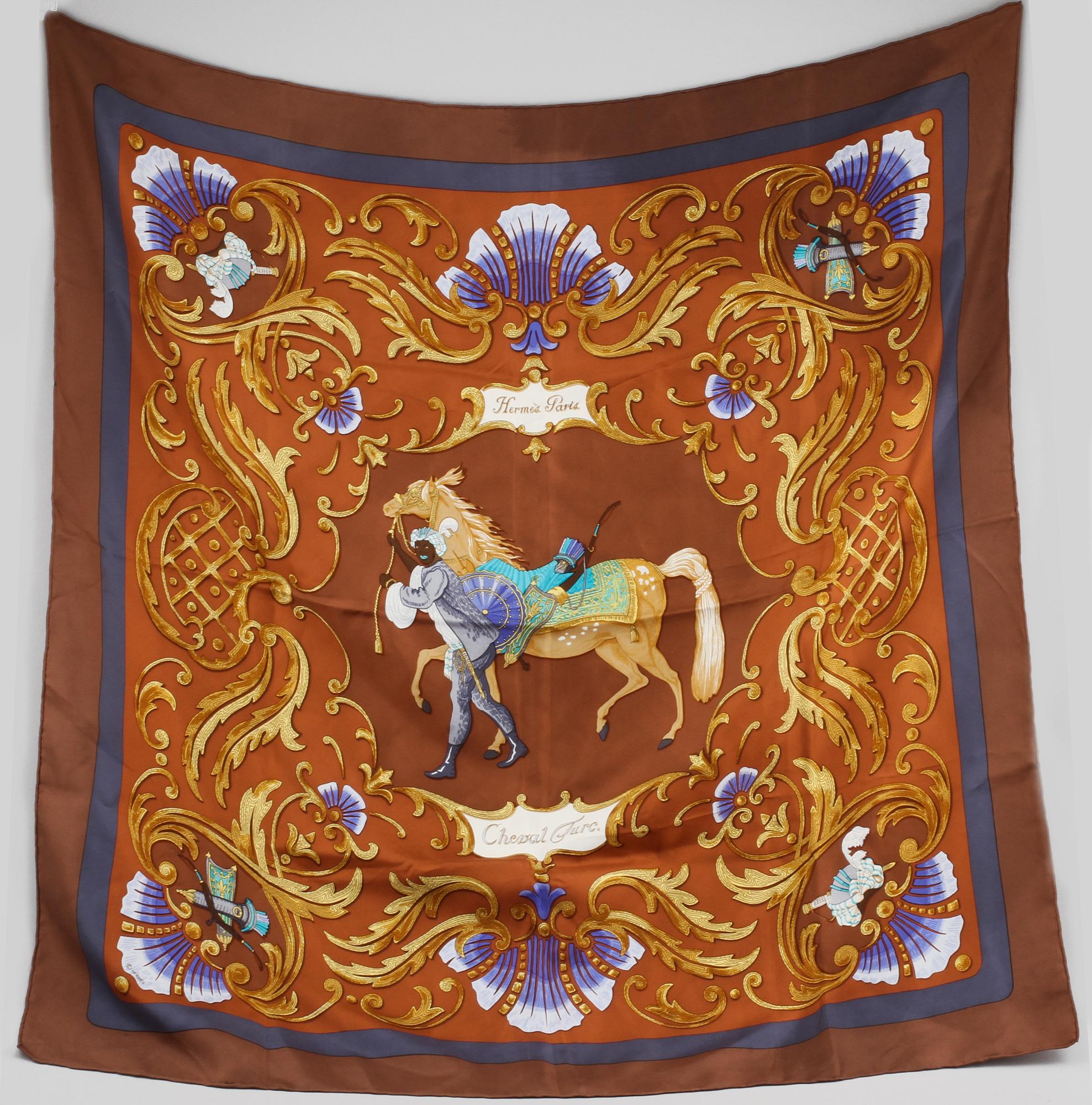 SCARF, "Cheval Turc", Hermès.