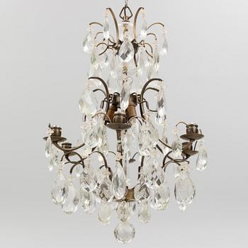 A Rococo style chandelier, first half of the 20th Century.