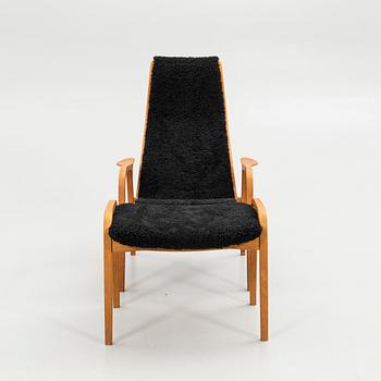 Yngve Ekström, armchair with footstool, "Lamino", Swedese, 2007.