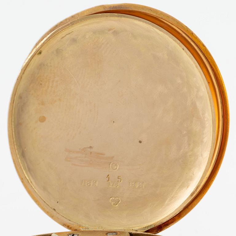 Halda, pocket watch, 40 mm.