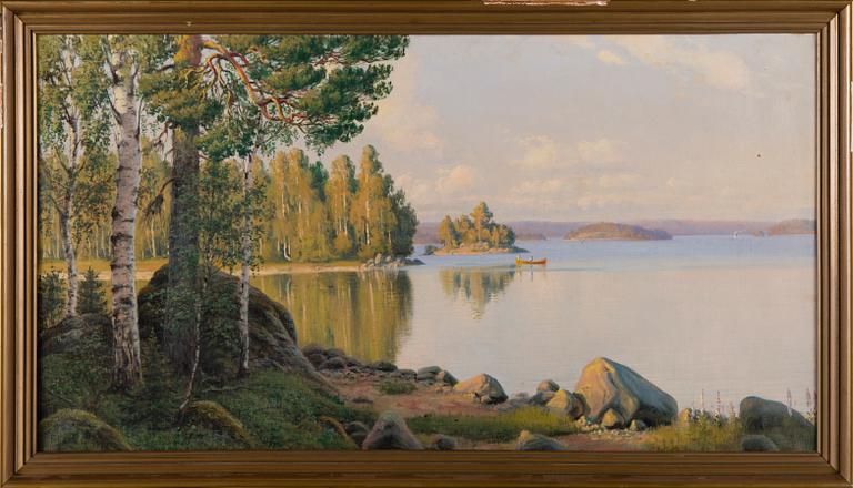 Felix Frang-Pahlama, LAKE LANDSCAPE.